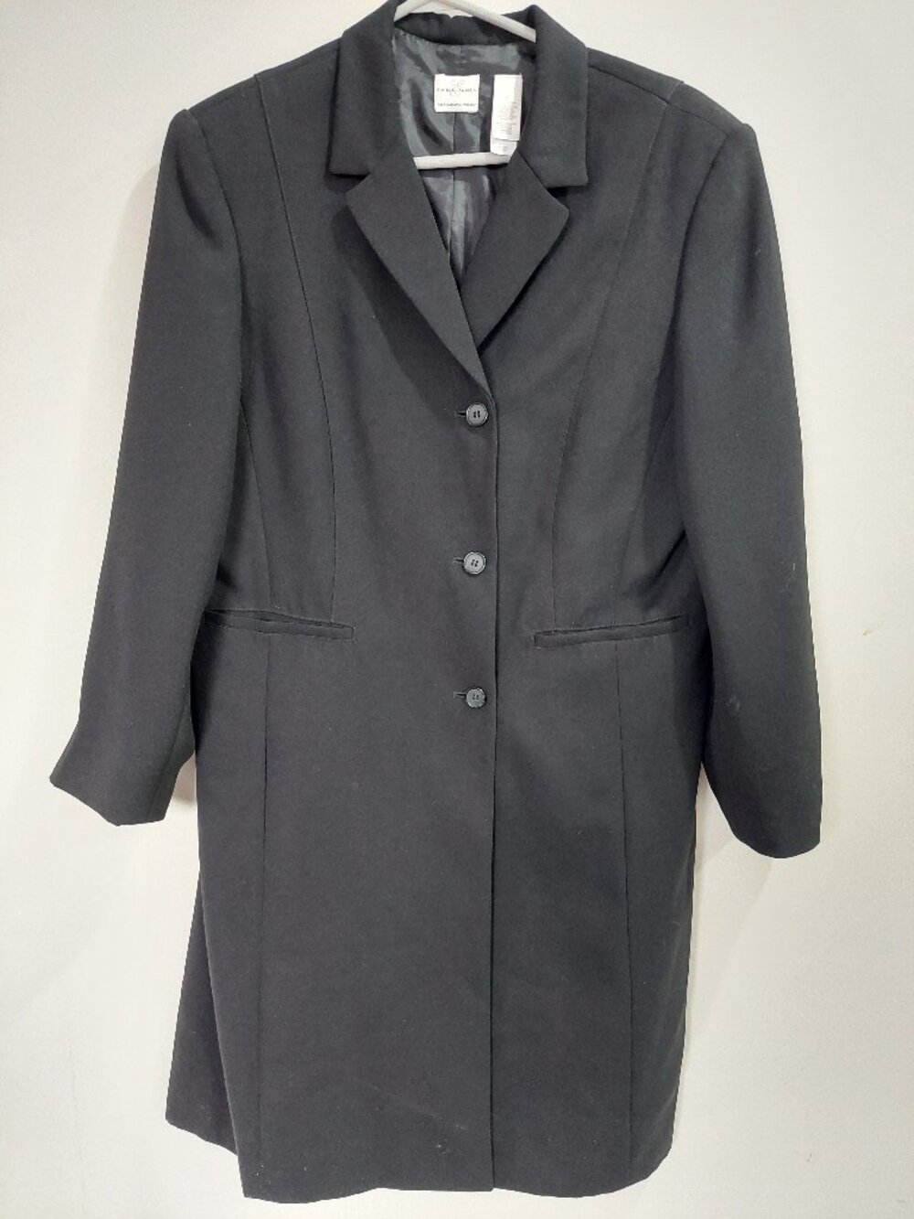 EMMA JAMES Liz Claiborne Women's 16 Long Career Blazer Trench Coat